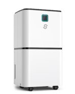 Luftentfeuchter 12 L/Tag mit 2 L Tank, Ablaufschlauch, 24h-Timer und 3 Betriebsarten, bis 30 m²