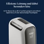 De’Longhi Tasciugo AriaDry Light DNS65 Luftentfeuchter 6 L/Tag mit Ionisator und Zeolith-Technologie – Bild 2
