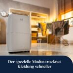 De'Longhi Tasciugo AriaDry Multi DDSX220 Luftentfeuchter 20 L/Tag mit Wäschetrockner und Timer – Bild 4