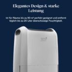 De'Longhi Tasciugo AriaDry Multi DDSX220 Luftentfeuchter 20 L/Tag mit Wäschetrockner und Timer – Bild 2