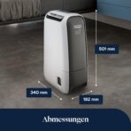 De’Longhi Tasciugo AriaDry Light DNS65 Luftentfeuchter 6 L/Tag mit Ionisator und Zeolith-Technologie – Bild 8