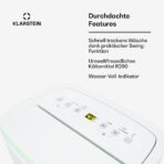 Klarstein DryFy Connect 50L Luftentfeuchter mit WiFi, 7 L Tank, Timer und Alexa, für 45–55 m² – Bild 5