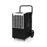 GOPLUS Luftentfeuchter 66 L/Tag mit Pumpe, Timer, Ablaufschlauch und Digitalanzeige, Weiß