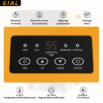 SIAL Bautrockner Luftentfeuchter 50 L/Tag mit 8,2 L Tank, für Räume bis 221 m² – Bild 5