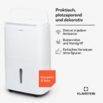 Klarstein DryFy Connect 50L Luftentfeuchter mit WiFi, 7 L Tank, Timer und Alexa, für 45–55 m² – Bild 2