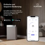 Klarstein DryFy Connect 50L Luftentfeuchter mit WiFi, 7 L Tank, Timer und Alexa, für 45–55 m² – Bild 6