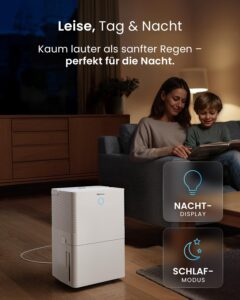 Pro Breeze OmniDry 40L Luftentfeuchter mit WLAN, Hygrometer, Timer und Wäschetrockner-Modus – Bild 7