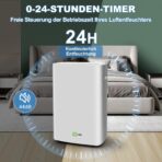 FILINK Luftentfeuchter 25 L/Tag mit Kindersicherung, Überlaufschutz und Auto-Neustart, bis 50 m² – Bild 7