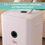 SUNTEC DryFix 20 PRO Luftentfeuchter 20 L/Tag, 3-in-1 mit Luftreiniger und Wäschetrockner, bis 63 m² – Bild 6