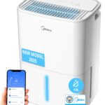 MIDEA Luftentfeuchter 12 L/Tag mit App, Feuchtigkeitssensor und Wäschetrocknungsfunktion