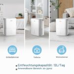MIDEA Luftentfeuchter 12 L/Tag mit App, Feuchtigkeitssensor und Wäschetrocknungsfunktion – Bild 7