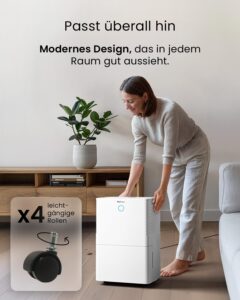 Pro Breeze OmniDry 40L Luftentfeuchter mit WLAN, Hygrometer, Timer und Wäschetrockner-Modus – Bild 8