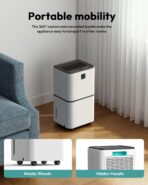 Luftentfeuchter 12 L/Tag mit 2 L Tank, Ablaufschlauch, 24h-Timer und 3 Betriebsarten, bis 30 m² – Bild 7