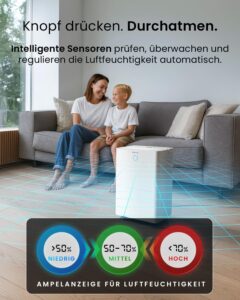 Pro Breeze OmniDry 40L Luftentfeuchter mit WLAN, Hygrometer, Timer und Wäschetrockner-Modus – Bild 6