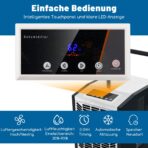 GOPLUS Luftentfeuchter 66 L/Tag mit Pumpe, Timer, Ablaufschlauch und Digitalanzeige, Weiß – Bild 6