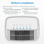 MIDEA Luftentfeuchter 12 L/Tag mit App, Feuchtigkeitssensor und Wäschetrocknungsfunktion – Bild 9