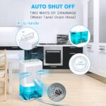 Mini-Luftentfeuchter 2000 ml mit Ablaufschlauch, leiser Betrieb für Keller, Bad und Schlafzimmer – Bild 3
