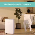 SUNTEC DryFix 20 Lumio Luftentfeuchter 20 L/Tag mit Luftreiniger und Wäschetrockner, bis 63 m² – Bild 8